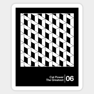 Cat Power - The Greatest / Minimalist Artwork Design Sticker